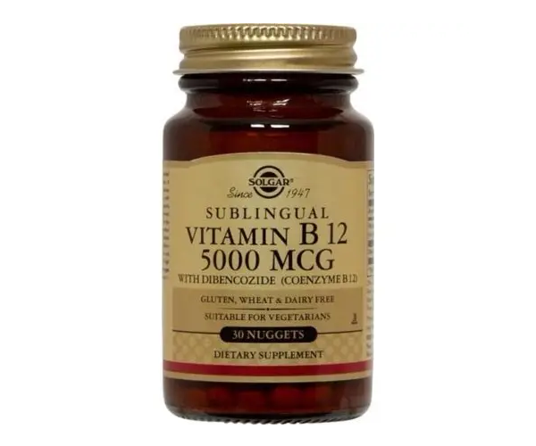 Витамин В12 Solgar (Vitamin B12) 5000 мкг 30 таблеток