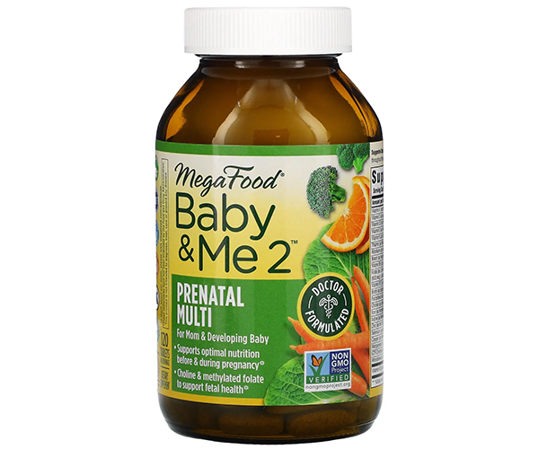 Витамины и минералы для беременных 2 MegaFood (Baby and Me 2) 