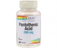 Пантотенова кислота Solaray  (Pantothenic acid) 500 мг 