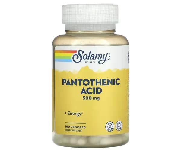Пантотенова кислота Solaray  (Pantothenic acid) 500 мг 