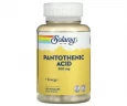 Пантотенова кислота Solaray  (Pantothenic acid) 500 мг 