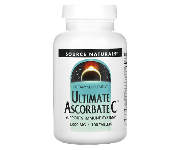 Вітамін С Source Naturals (Ultimate Ascorbate C) 1000 мг 100 таблеток