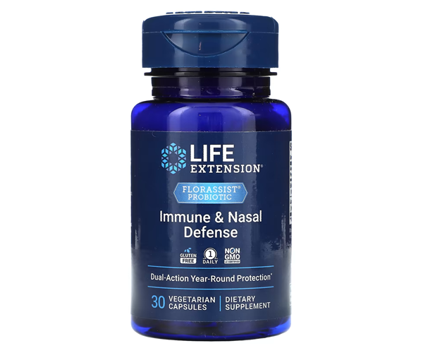 Пробіотик при сезонній алергії Life Extension (Immune & nasal defense) 30 капсул