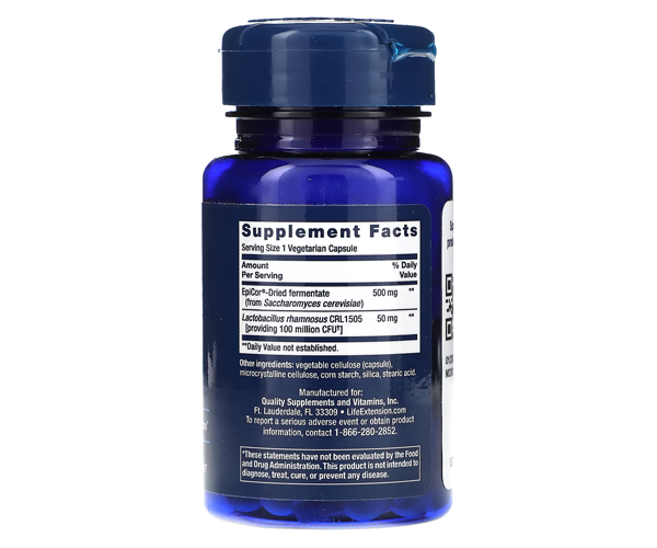 Пробіотик при сезонній алергії Life Extension (Immune & nasal defense) 30 капсул