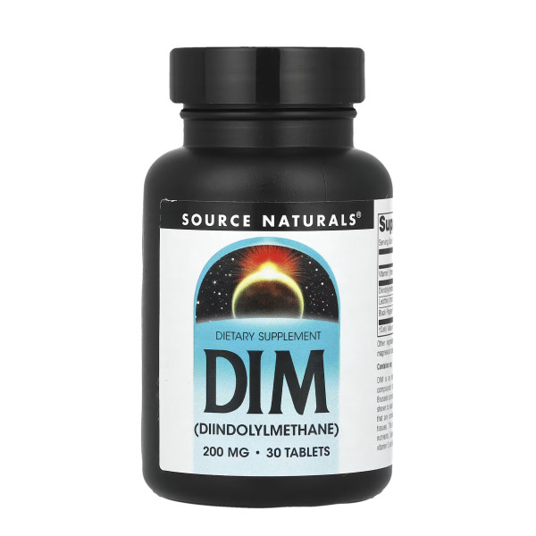 Диіндолілметан Source Naturals (DIM Diindolylmethane) 200 мг 30 шт