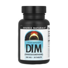 Диіндолілметан Source Naturals (DIM Diindolylmethane) 200 мг 30 шт