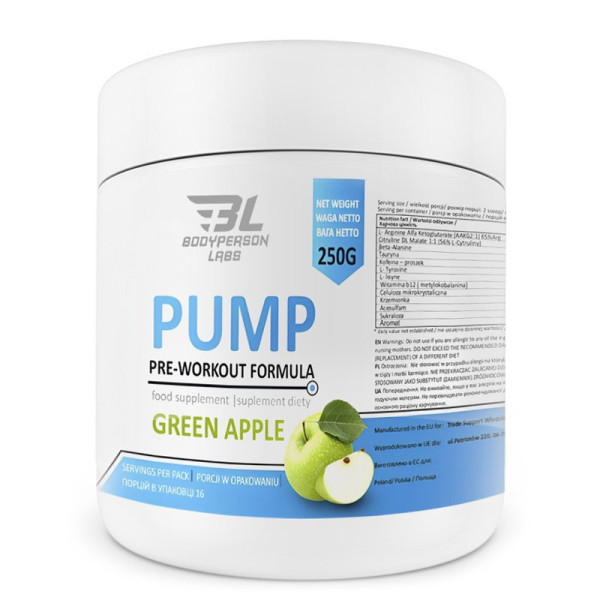 Передтренувальний комплекс Bodyperson Labs (Pre-Workout Formula) 250г