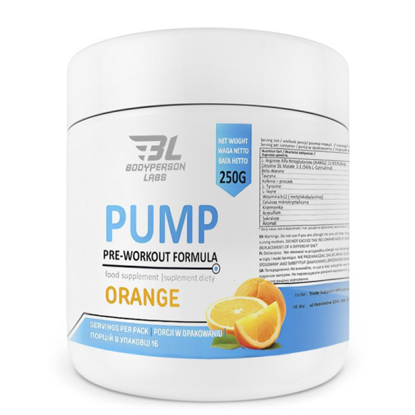 Передтренувальний комплекс Bodyperson Labs (Pre-Workout Formula) 250г