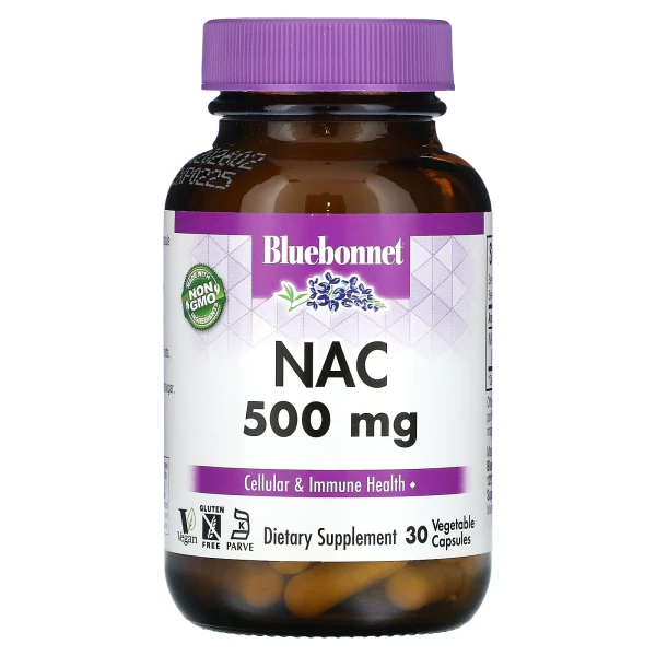 N-ацетил-L-цистеїн Bluebonnet Nutrition (NAC) 500 мг 