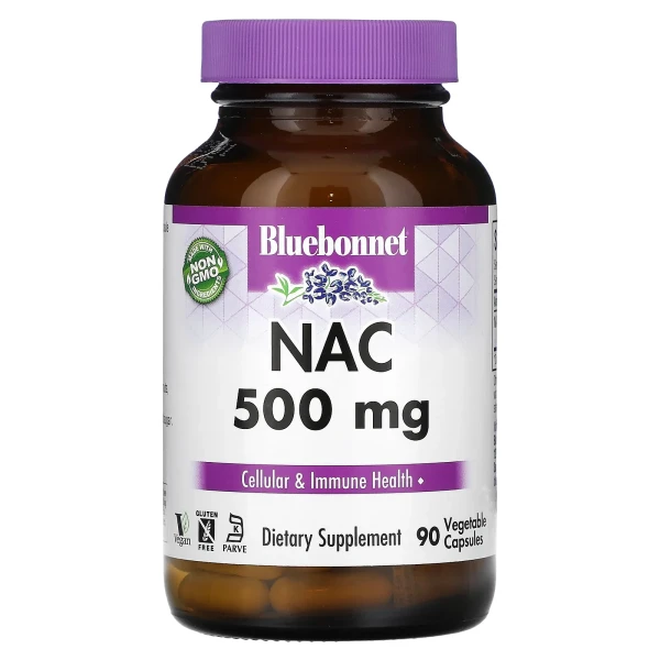 N-ацетил-L-цистеїн Bluebonnet Nutrition (NAC) 500 мг 