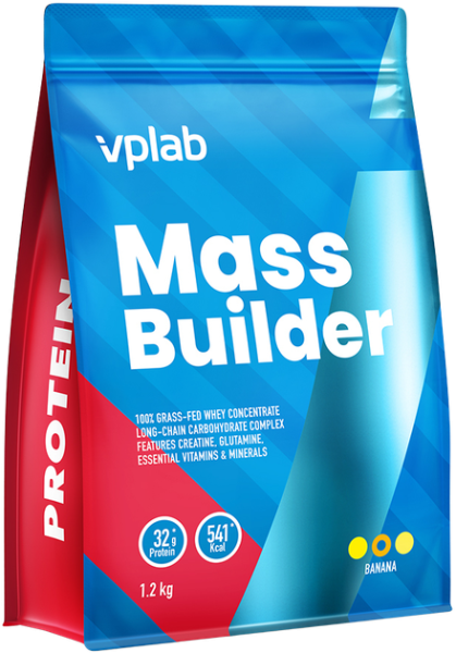 Протеин сывороточный Vplab Mass Builder  1200 г Банан