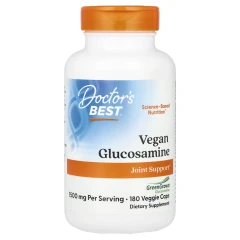 Веганський глюкозамін сульфат Doctor's Best  (Vegan Glucosamine sulfate) 180 капсул