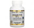 Жир арктического криля с астаксантином California Gold Nutrition (Krill oil with astaksanthin) 500 мг со вкусом лимона и клубники
