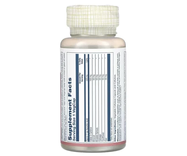 Індол-3-Карбінол Solaray  (Indole-3-Carbinol) 100 мг 30 капсул