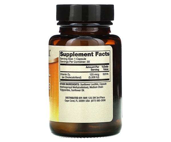 Витамин Д3 липосомальный Dr. Mercola (Liposomal Vitamin D3) 5000 МЕ 30 капсул