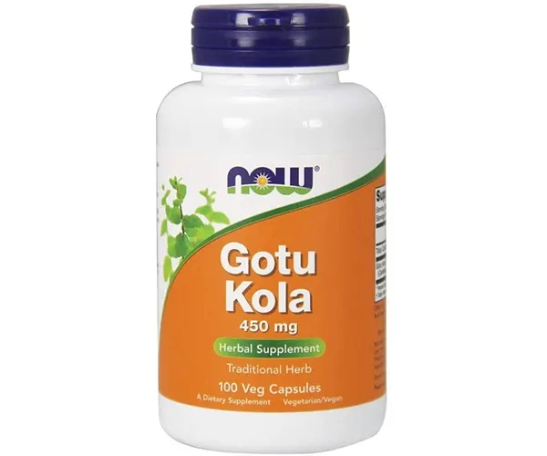 Готу кола NOW Foods (Gotu Cola) 450 мг 100 капсул