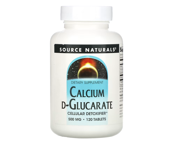 Кальцію D-глюкарат Source Naturals (Calcium D-Glucarate) 500 мг