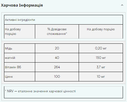 Цинк и магний Myprotein Zinc and Magnesium 800mg 90 капсул