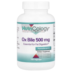 Екстракт бичачої жовчі Nutricology  (Ox Bile) 500 мг 100 капсул