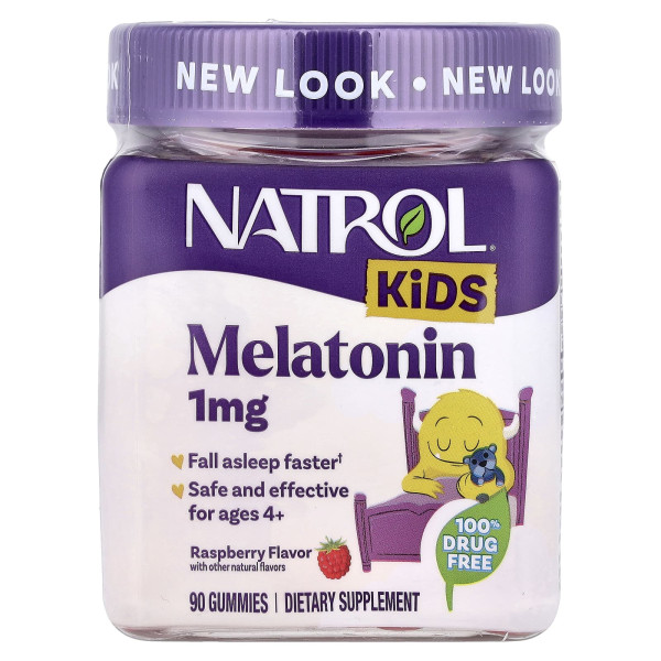 Мелатонін дитячий жувальний (Melatonin Kids) зі смаком ягід 1 мг 
