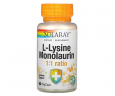 L-лізин Монолаурин Solaray (L-Lysine Monolaurin) 60 капсул