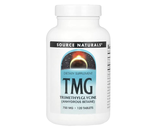 Триметилгліцин Source Naturals (ТМГ) 750 мг