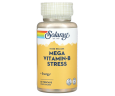 Вітаміни групи В уповільненого вивільнення Solaray (Mega Vitamin-B Stress) 60 капсул