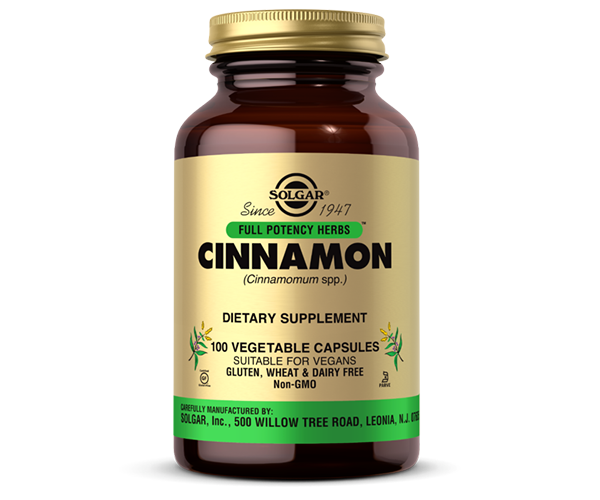 Корица в капсулах Solgar (Cinnamon) 500 мг 100 капсул