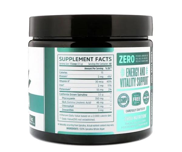 Спирулина Zhou Nutrition (Spirulina) 170 г