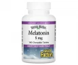 Мелатонін Natural Factors Stress-Relax "Melatonin" зі смаком м'яти 5 мг