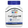 Риб'ячий жир із печінки тріски 21st Century (Cod Liver Oil) 110 капсул