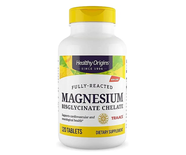 Магній бісгліцинат Healthy Origins (Magnesium Bisglycinate) 200 мг