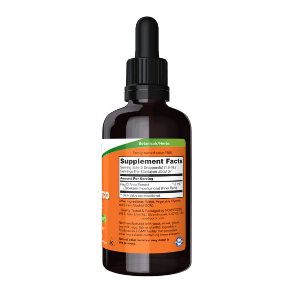 Екстракт Дарко Now Foods (Pau D'Arco Extract) 60 мл