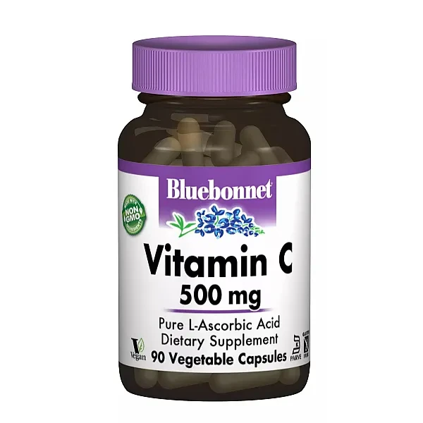 Вітамін С Bluebonnet Nutrition  (Vitamin C) 500 мг 90 капсул