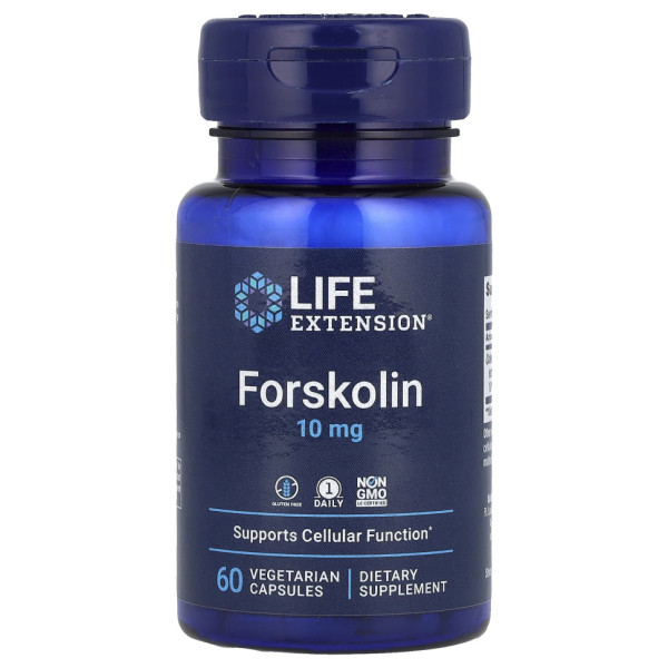 Форсколін Life Extension (Forskolin) 10 мг 60 капсул