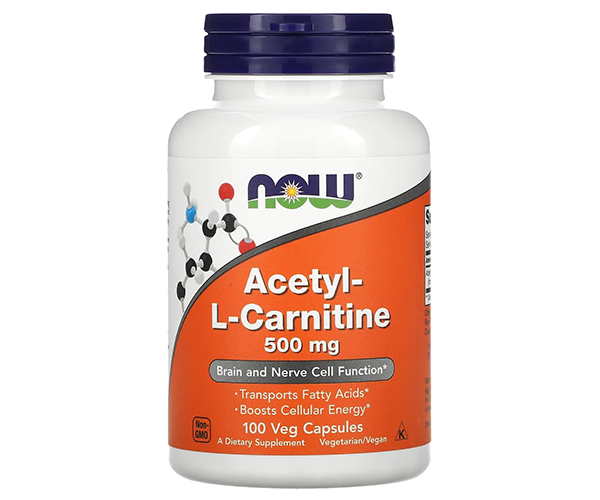 Ацетил-Л-карнітин NOW Foods (Acetyl-L-Carnitine) 500 мг 