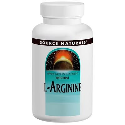 Аргінін Source Naturals  (L-Arginine) 500 мг 100 таблеток