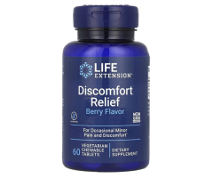 ПЕА для зняття дискомфорту Life Extension (Discomfort relief) 600 мг 60 жувальних таблеток з ягідним смаком