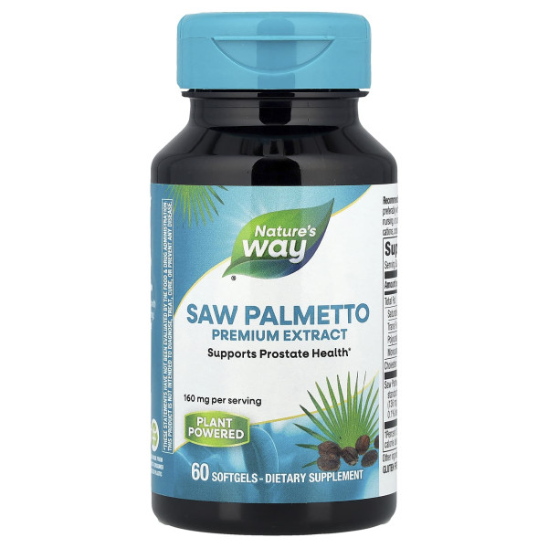 Сереноя Nature's Way  (Saw Palmetto) 160 мг 60 капсул