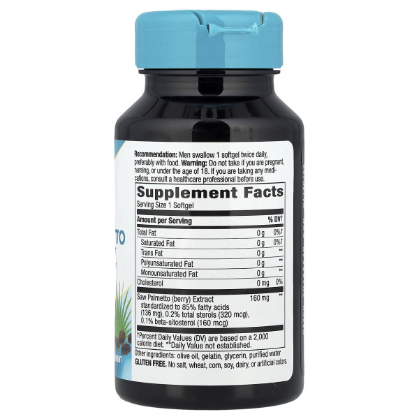 Сереноя Nature's Way  (Saw Palmetto) 160 мг 60 капсул