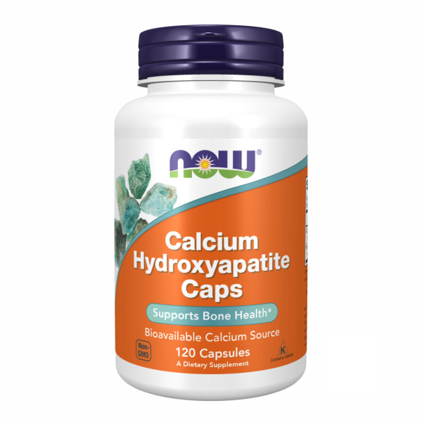 Гідроксіапатит кальцію Now Foods (Calcium hydroxyapatite) 120 капсул