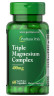 Магний тройной комплекс Puritan's Pride (Triple Magnesium Complex) 400 мг 60 капсул