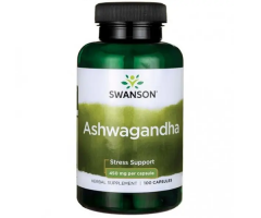 Екстракт кореня ашвагандхи Swanson 450 мг (Ashwagandha) 100 капсул