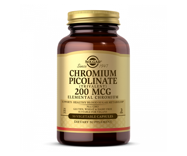 Хром піколінат Solgar  (Chromium picolinate) 200 мкг 