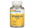 Бетаин HCL + пепсин Solaray (HCL with Pepsin) 180 капсул