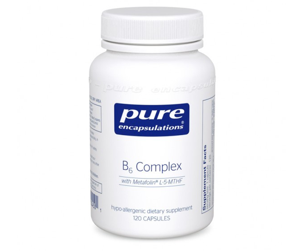 Комплекс вітаміну В6 Pure Encapsulations (B6 complex with Metafolin L-5 MTHF) 