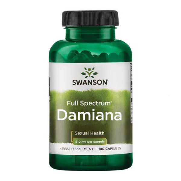 Даміана Swanson (Full Spectrum Damiana) 510 мг 100 капсул