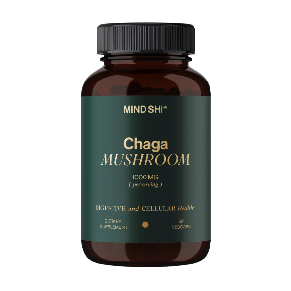 Гриб Чага Mind Shi (Chaga Mushroom) 1000 мг 60 капсул