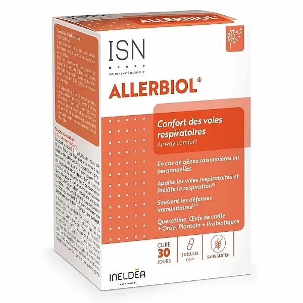 Натуральное средство против аллергии Sante Naturelle (Allerbiol) 60 капсул