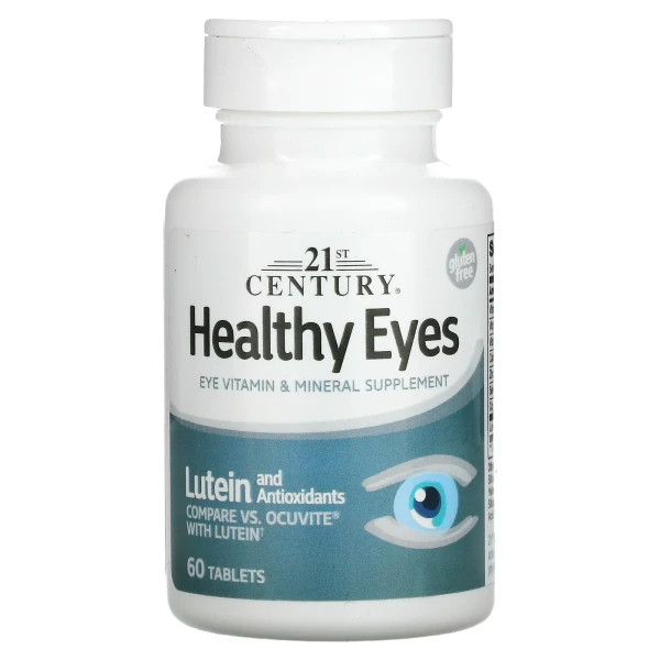 Здоровые глаза с лютеином 21st Century (Healthy Eyes) 60 таблеток